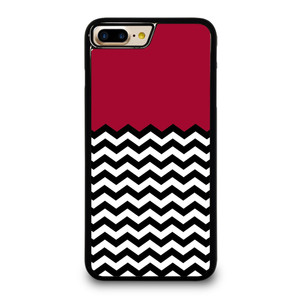 COLOR BLOCK DARK RED CHEVRON iPhone 7 / 8 Plus Case Cover COLOR BLOCK DARK RED CHEVRON iPhone 7 / 8 Plus Case Cover