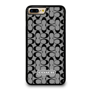 COACH GRAY iPhone 7 / 8 Plus Case Cover