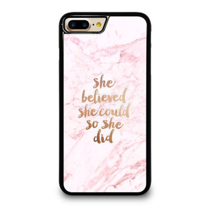 BELIEVE IN YOURSELF MARBLE iPhone 7 / 8 Plus Case Cover