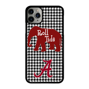 ALABAMA CRIMSON TIDE HOUNDSTOOTH iPhone 11 Pro Max Case Cover