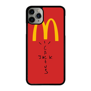 CACTUS JACK TRAVIS SCOTT MCDONALD'S LOGO iPhone 11 Pro Max Case Cover