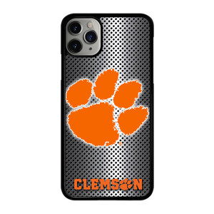 CLEMSON TIGERS METAL iPhone 11 Pro Max Case Cover