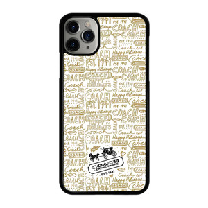 COACH ART LOGO iPhone 11 Pro Max Case Cover