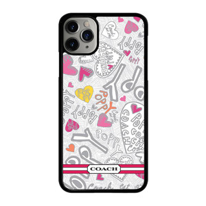 COACH STRIPE LOGO iPhone 11 Pro Max Case Cover