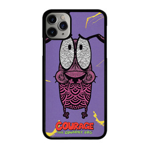 COURAGE THE COWARDLY DOG FEAR iPhone 11 Pro Max Case Cover COURAGE THE COWARDLY DOG FEAR iPhone 11 Pro Max Case Cover