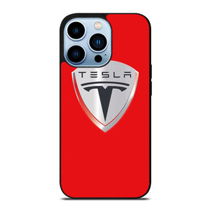 TESLA RED LOGO iPhone 13 Pro Max Case Cover
