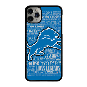 DETROIT LIONS QUOTE iPhone 11 Pro Max Case Cover