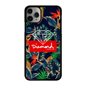 DIAMOND SUPPLY CO FLORAL LOGO iPhone 11 Pro Max Case Cover DIAMOND SUPPLY CO FLORAL LOGO iPhone 11 Pro Max Case Cover