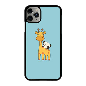 GIRAFFE AND PANDA iPhone 11 Pro Max Case Cover GIRAFFE AND PANDA iPhone 11 Pro Max Case Cover