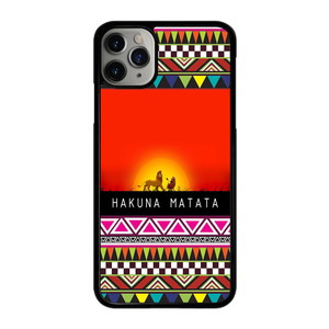 HAKUNA MATATA LION KING AZTEC 2 iPhone 11 Pro Max Case Cover