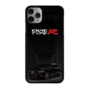 HONDA CIVIC BLACK CAR iPhone 11 Pro Max Case Cover