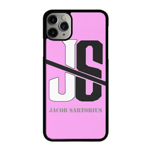 JACOB SARTORIUS PINK LOGO iPhone 11 Pro Max Case Cover