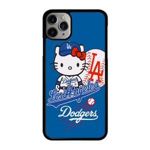 LA DODGERS HELLO KITTY 2 iPhone 11 Pro Max Case Cover