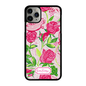LILLY PULITZER PINK FLOWERS iPhone 11 Pro Max Case Cover