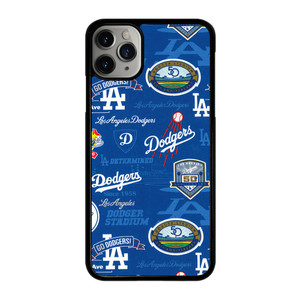 LOS ANGELES DODGERS LOGO COLLAGE iPhone 11 Pro Max Case Cover