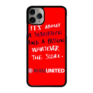 MANCHESTER UNITED I AM UNITED iPhone 11 Pro Max Case Cover