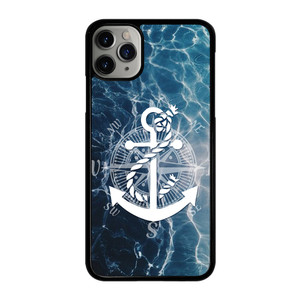 NAUTICAL ANCHOR LOGO iPhone 11 Pro Max Case Cover NAUTICAL ANCHOR LOGO iPhone 11 Pro Max Case Cover