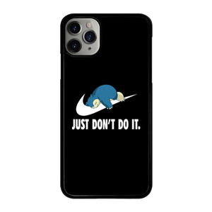 NIKE SNORLAX JUST DONT DO IT iPhone 11 Pro Max Case Cover