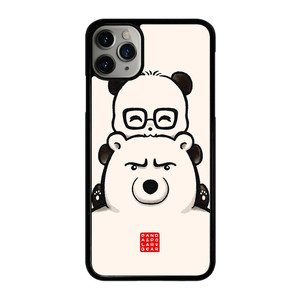 PANDA AND POLAR BEAR iPhone 11 Pro Max Case Cover PANDA AND POLAR BEAR iPhone 11 Pro Max Case Cover