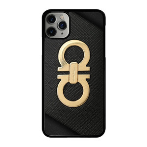 SALVATORE FERRAGAMO GOLD LOGO iPhone 11 Pro Max Case Cover