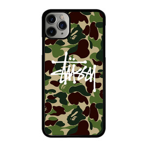 STUSSY BAPE CAMO iPhone 11 Pro Max Case Cover STUSSY BAPE CAMO iPhone 11 Pro Max Case Cover