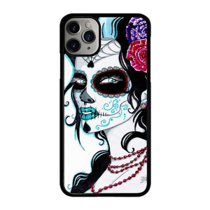 SUGAR SKULL LADY iPhone 11 Pro Max Case Cover SUGAR SKULL LADY iPhone 11 Pro Max Case Cover