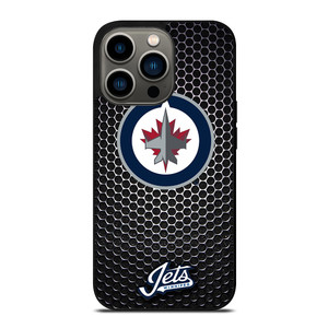 WINNIPEG JETS METAL iPhone 13 Pro Case Cover WINNIPEG JETS METAL iPhone 13 Pro Case Cover