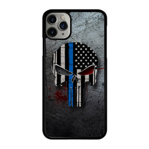 THIN BLUE LINE PUNISHER iPhone 11 Pro Max Case Cover