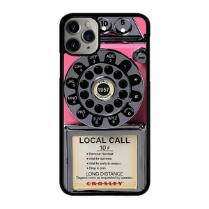 VINTAGE RETRO PAYPHONE PINK iPhone 11 Pro Max Case Cover