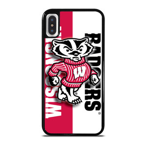 WISCONSIN BADGERS LOGO NEW iPhone X / XS Case Cover WISCONSIN BADGERS LOGO NEW iPhone X / XS Case Cover