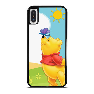 WINNIE THE POOH BUTTERFLY iPhone X / XS Case Cover WINNIE THE POOH BUTTERFLY iPhone X / XS Case Cover