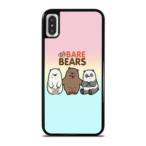 WHO WE BEAR PANDA BEAR 2 iPhone X / XS Case Cover WHO WE BEAR PANDA BEAR 2 iPhone X / XS Case Cover