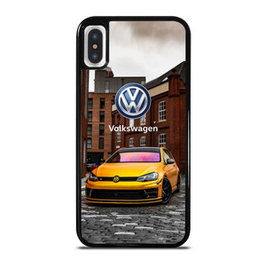 VW VOLKSWAGEN GTI CAR YEELOW iPhone X / XS Case Cover VW VOLKSWAGEN GTI CAR YEELOW iPhone X / XS Case Cover