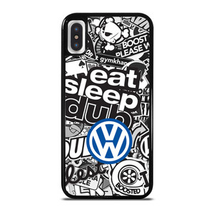 VW STICKER BOMB iPhone X / XS Case Cover VW STICKER BOMB iPhone X / XS Case Cover