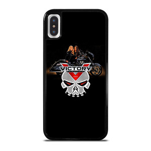 VICTORY MOTORCYCLES SKULL iPhone X / XS Case Cover VICTORY MOTORCYCLES SKULL iPhone X / XS Case Cover