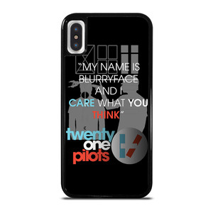 TWENTY ONE PILOTS SHOOT LYRICS iPhone X / XS Case Cover