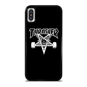 THRASER SKATEBOARD BLACK iPhone X / XS Case Cover