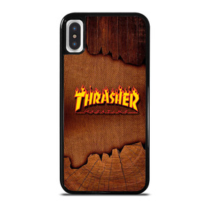 THRASER MAGAZINE WOODEN iPhone X / XS Case Cover THRASER MAGAZINE WOODEN iPhone X / XS Case Cover