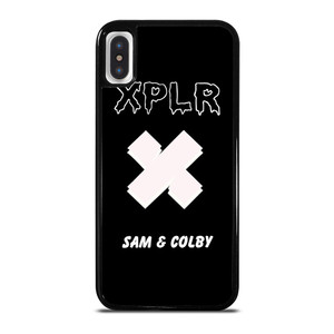 SAM AND COLBY XPLR X LOGO iPhone X / XS Case Cover SAM AND COLBY XPLR X LOGO iPhone X / XS Case Cover