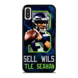 RUSSELL WILSON 3 SEATTLE SEAHAWKS iPhone X / XS Case Cover RUSSELL WILSON 3 SEATTLE SEAHAWKS iPhone X / XS Case Cover