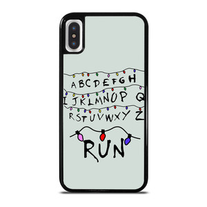 RUN STRANGER LIGHTS iPhone X / XS Case Cover RUN STRANGER LIGHTS iPhone X / XS Case Cover
