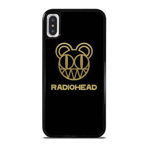 RADIOHEAD LOGO GOLD iPhone X / XS Case Cover RADIOHEAD LOGO GOLD iPhone X / XS Case Cover