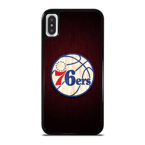 PHILADELPHIA 76ERS WOODEN LOGO iPhone X / XS Case Cover PHILADELPHIA 76ERS WOODEN LOGO iPhone X / XS Case Cover