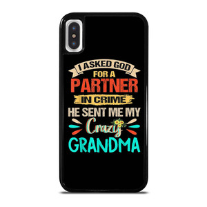 PARTNER IN CRIME GRANDMA 3 iPhone X / XS Case Cover PARTNER IN CRIME GRANDMA 3 iPhone X / XS Case Cover