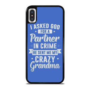 PARTNER IN CRIME GRANDMA 2 iPhone X / XS Case Cover PARTNER IN CRIME GRANDMA 2 iPhone X / XS Case Cover