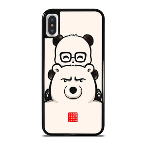 PANDA AND POLAR BEAR iPhone X / XS Case Cover PANDA AND POLAR BEAR iPhone X / XS Case Cover