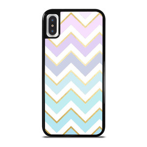 OMBRE PASTEL CHEVRON PATTERN iPhone X / XS Case Cover