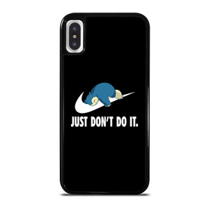 NIKE SNORLAX JUST DONT DO IT iPhone X / XS Case Cover
