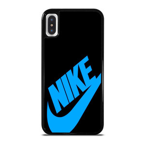 NIKE LOGO BLUE iPhone X / XS Case Cover