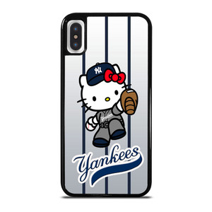 NEW YORK YANKEES HELLO KITTY 3 iPhone X / XS Case Cover